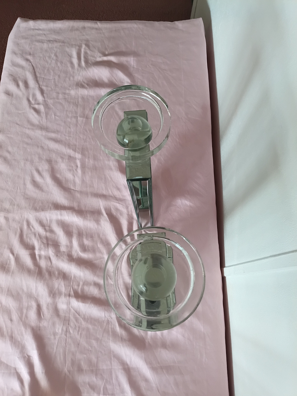 Z Gallerie Mirrored Column Candle Holders - Silver - Picture 9 of 15